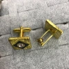 Painted large diamond cufflinks Application Scenario